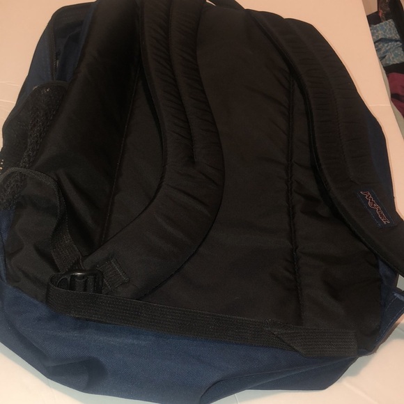 Jansport Large Navy bookbag backpack - Picture 4 of 5